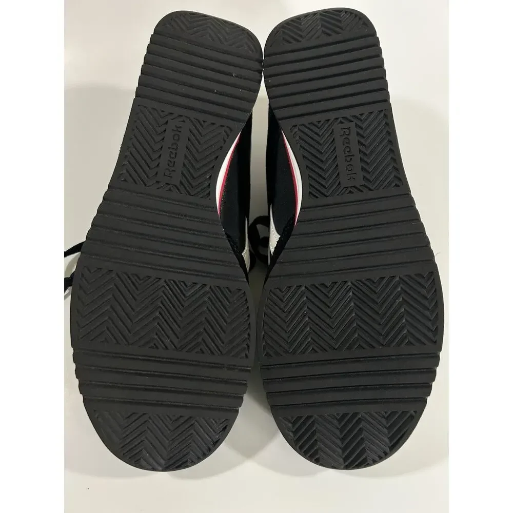 Reebok World 70 30309WBCC Black White Red Running Shoe Sneaker Size 8
